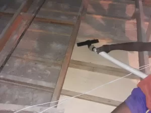 dusty vs cleaned ceiling